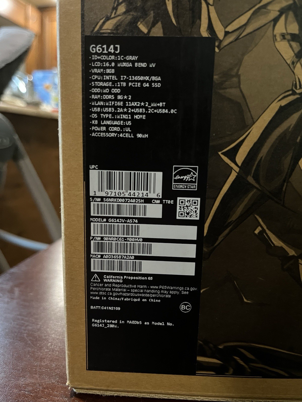ASUS ROG Strix G16 16″ 165Hz FHD+ Gaming Laptop RTX 5060 i7 14650HX 16GB RAM 1TB