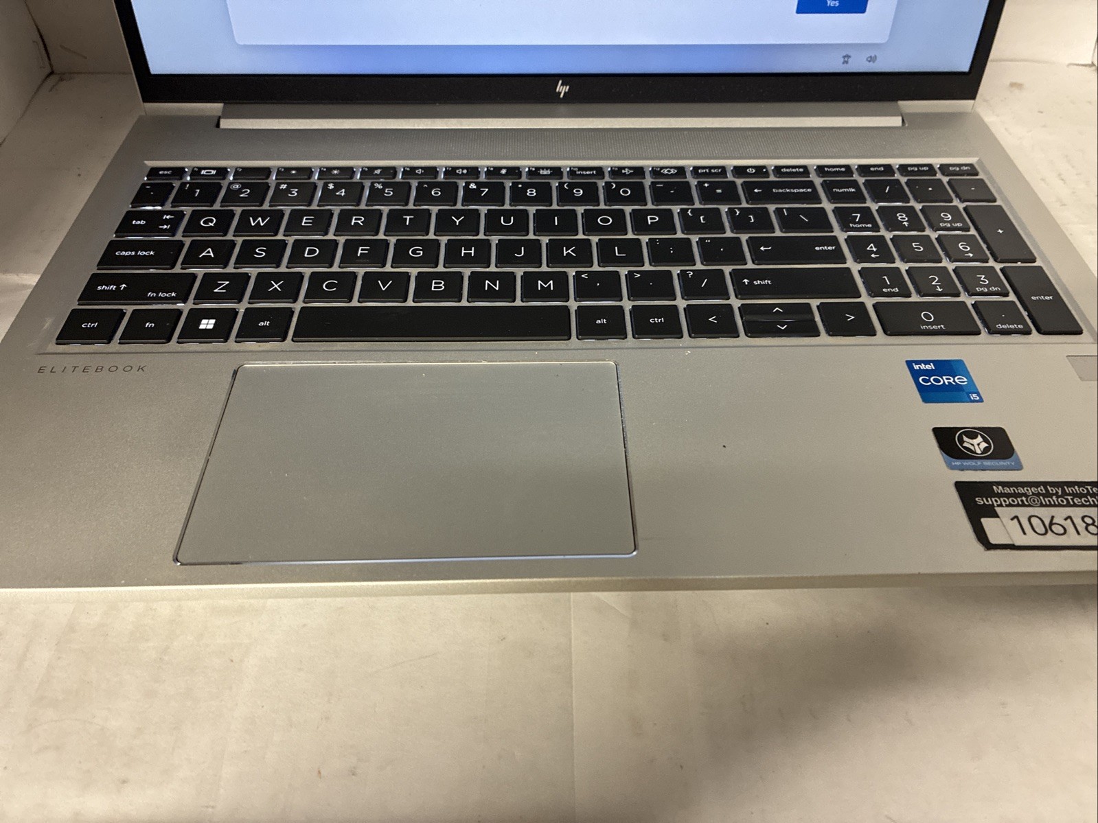 HP EliteBook 650 G9 15.6″ Laptop i5-12th Gen 16GB 256GB SSD Win 11 Pro + Cord