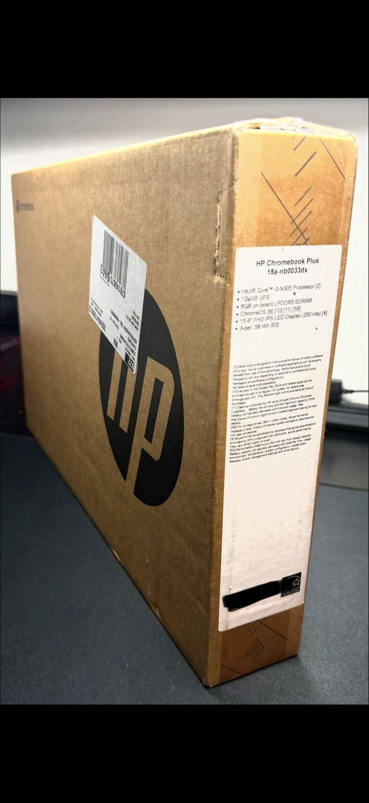 New / Factory Sealed – HP 15.6″ Chromebook Plus Laptop with Google Al