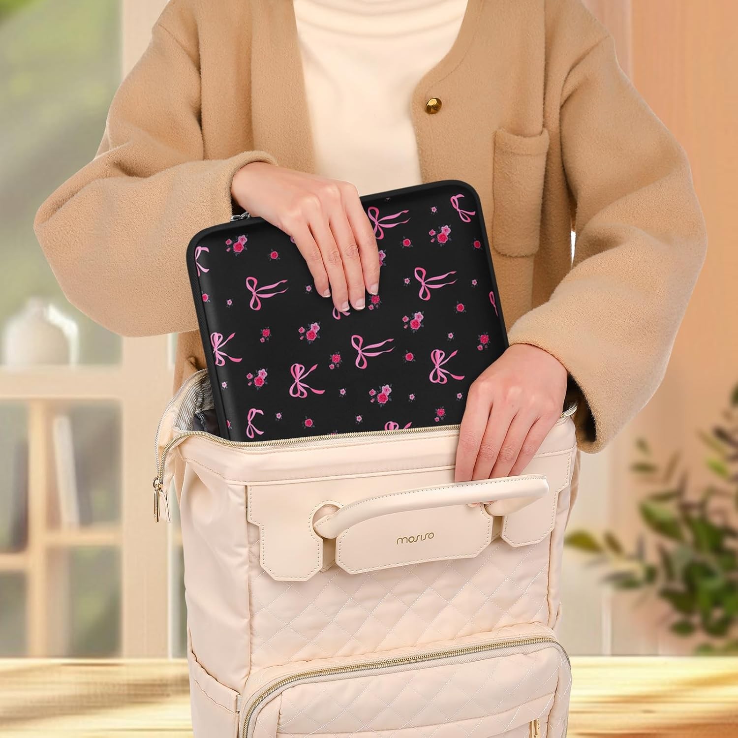 Laptop Case 13.3 inch Neoprene Sleeve for MacBook Air/Pro 13/14, HP, ASUS, Dell,