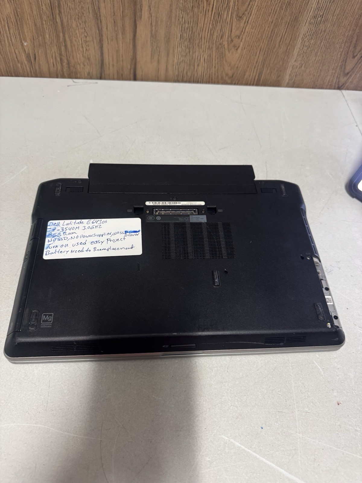 Dell Latitude E6430s i7-3540M 3.0GHz 8GB RAM No SSD No Charger Parts/Repair