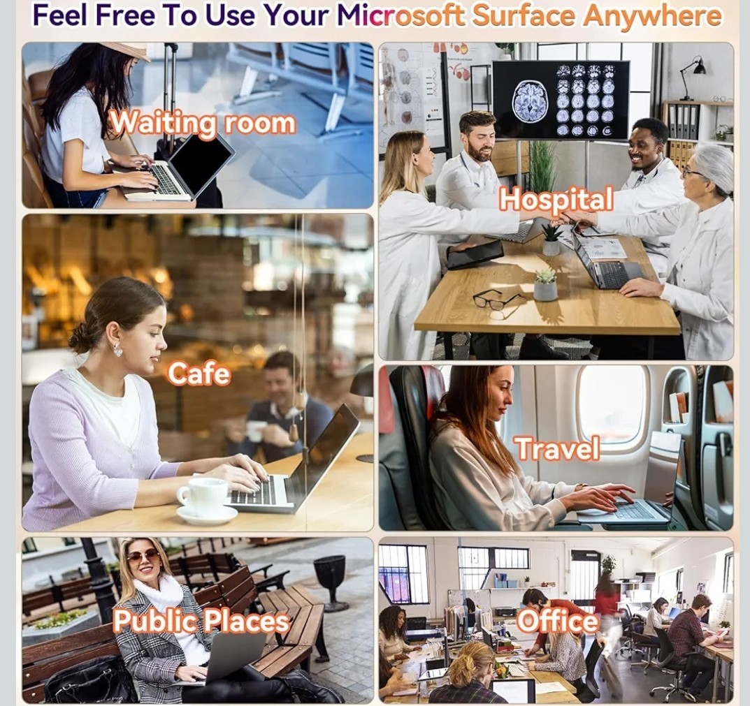 Magnetic Privacy Screen for Microsoft Surface Laptop 7 13.8