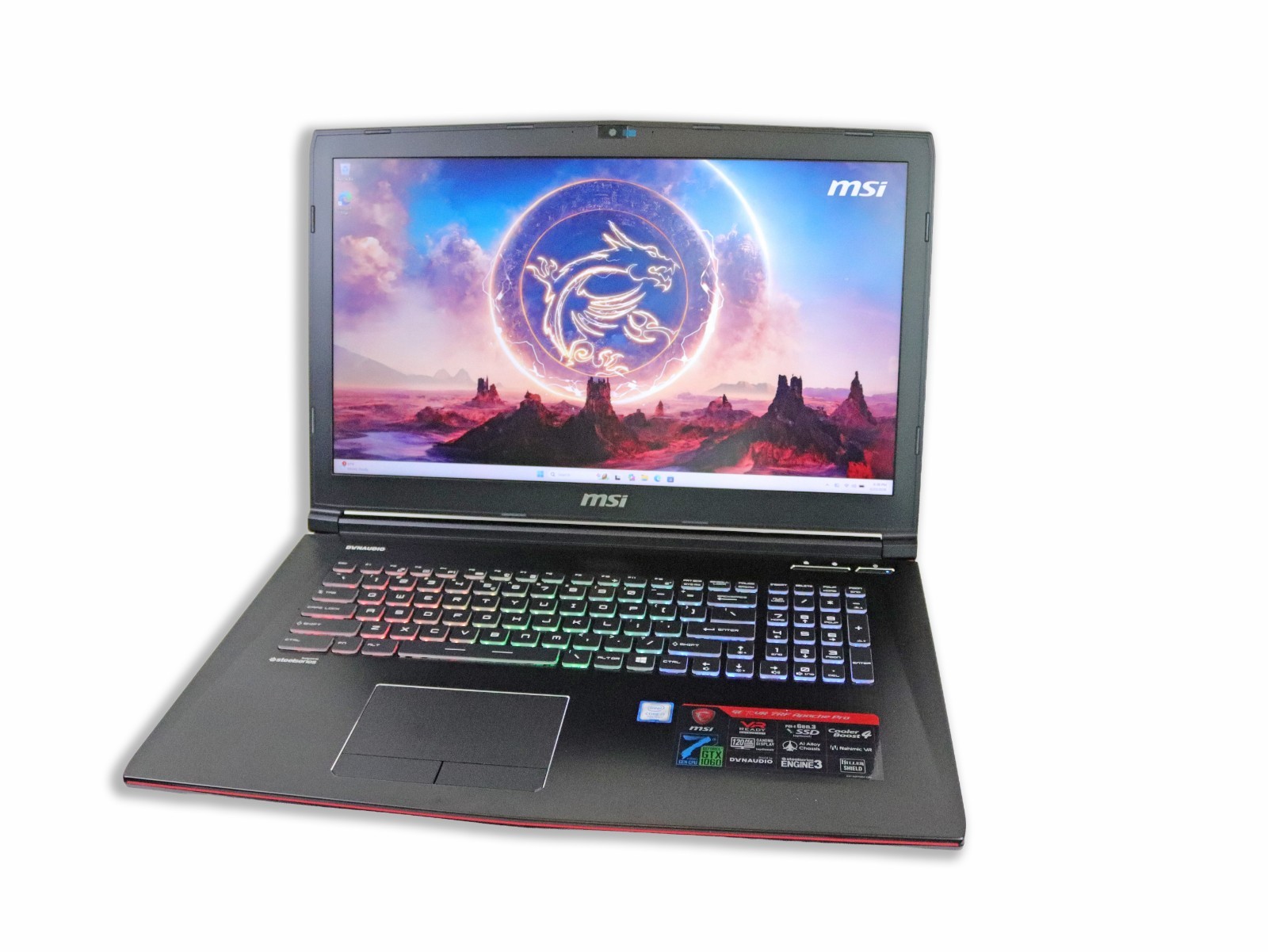 MSI GAMING 17.3 GE72VR Intel Core i7-7700HQ 16GB 256GB SSD + 1TB NVIDIA GTX 1060