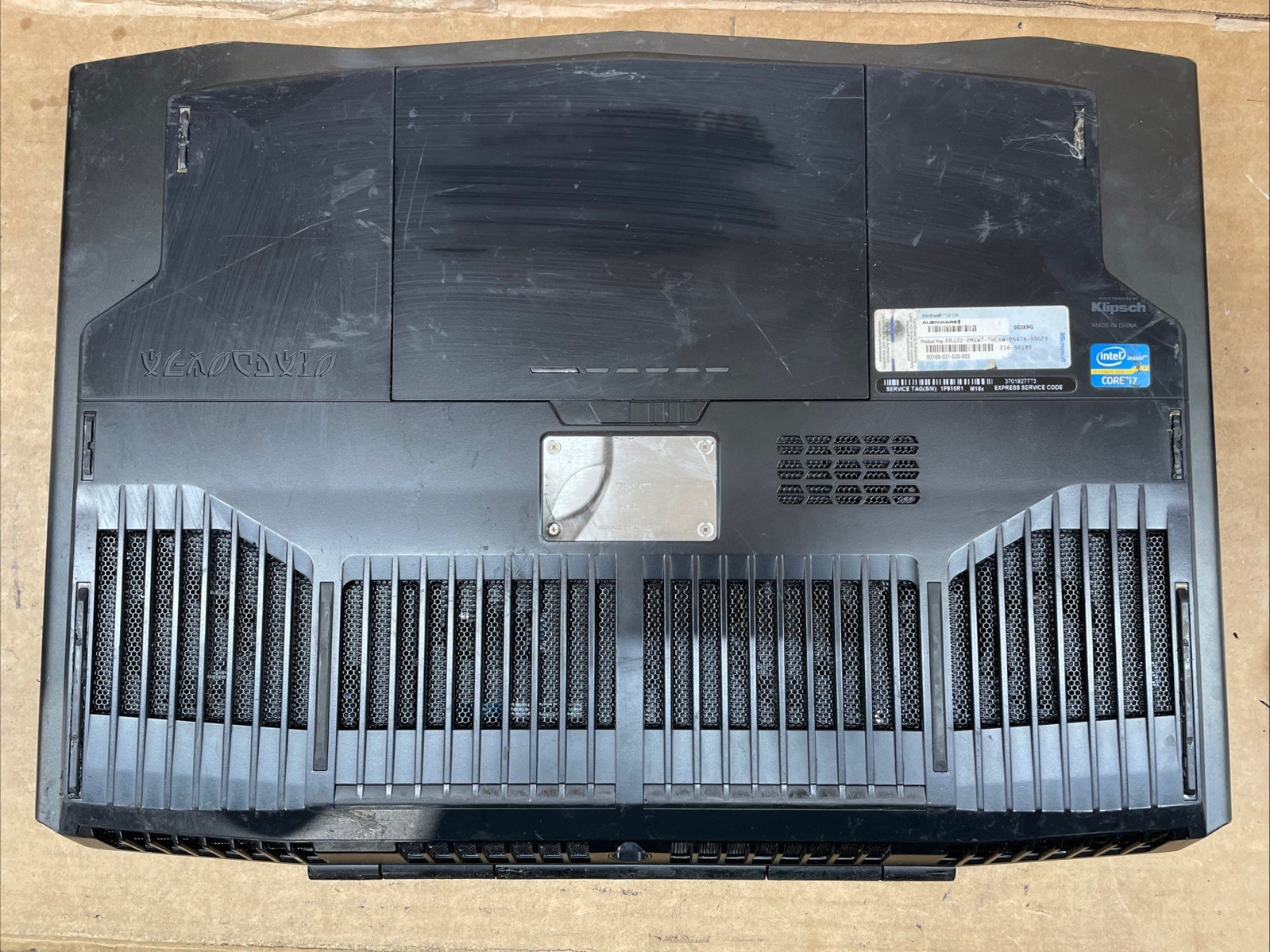 Alienware M17x R3, Intel Core i7-2670QM, 16GB RAM, 1.5TB HDD W10 *READ*