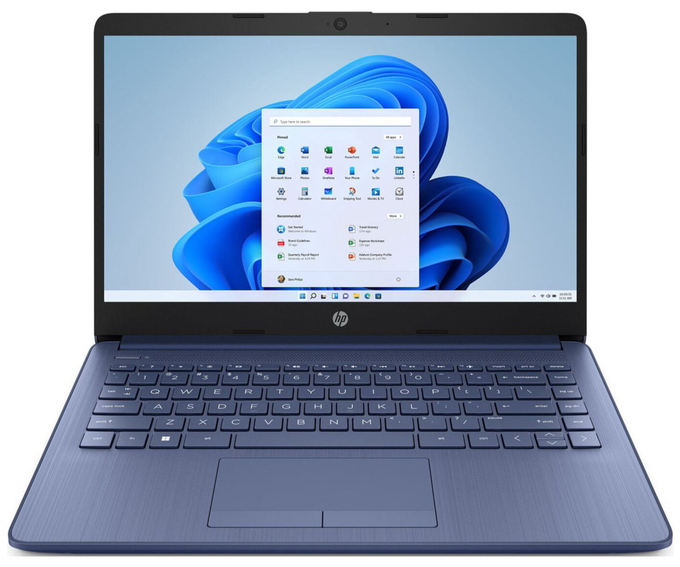 HP Stream Laptop 14″ HD Celeron N4120 4GB 64GB eMMC Webcam Office 365 Blue