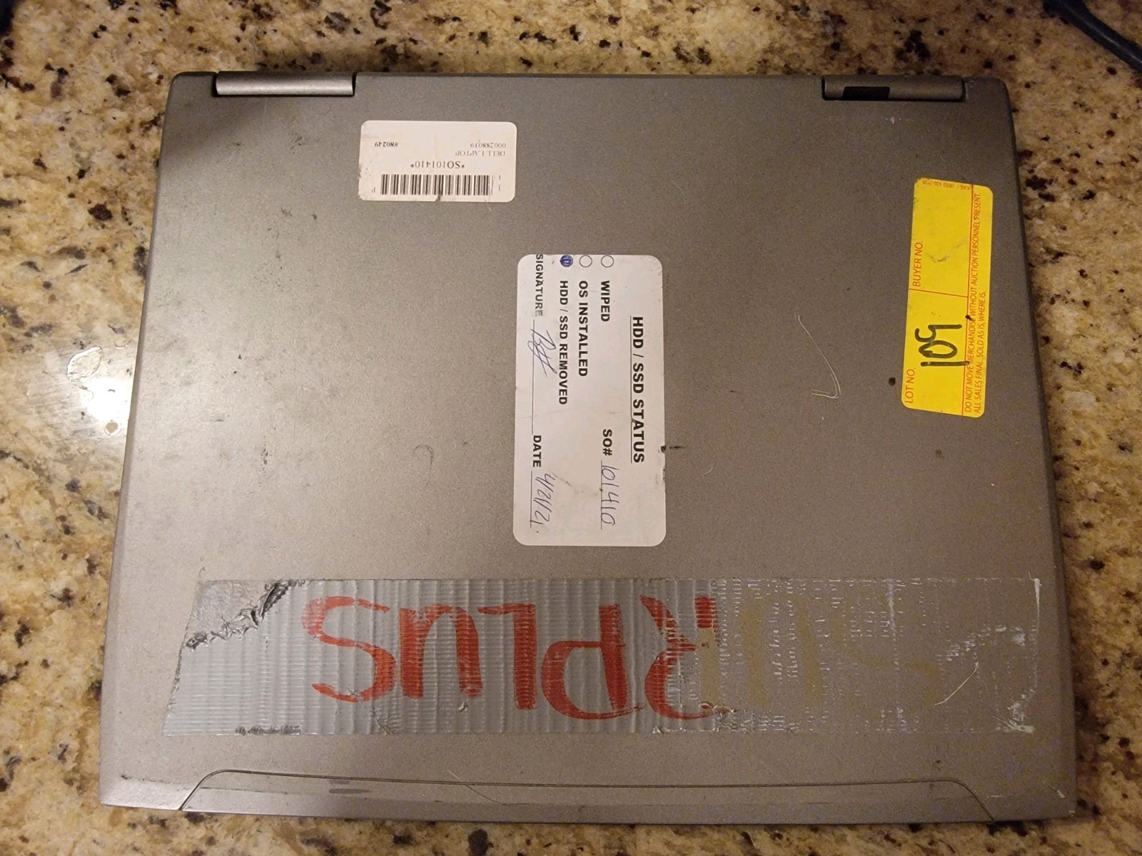 Dell Latitude D610 Laptop Windows XP No Battery