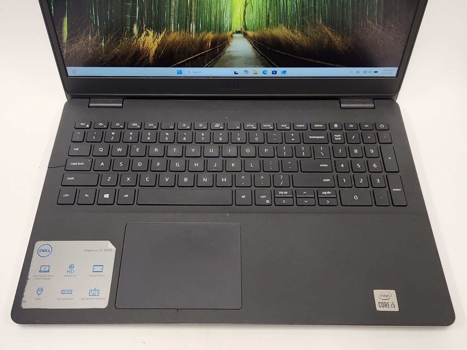 Lot of 2 DELL INSPIRON 3501 INTEL CORE I5-1035G1 1.00GHZ 8GB 256GB W11P *READ*