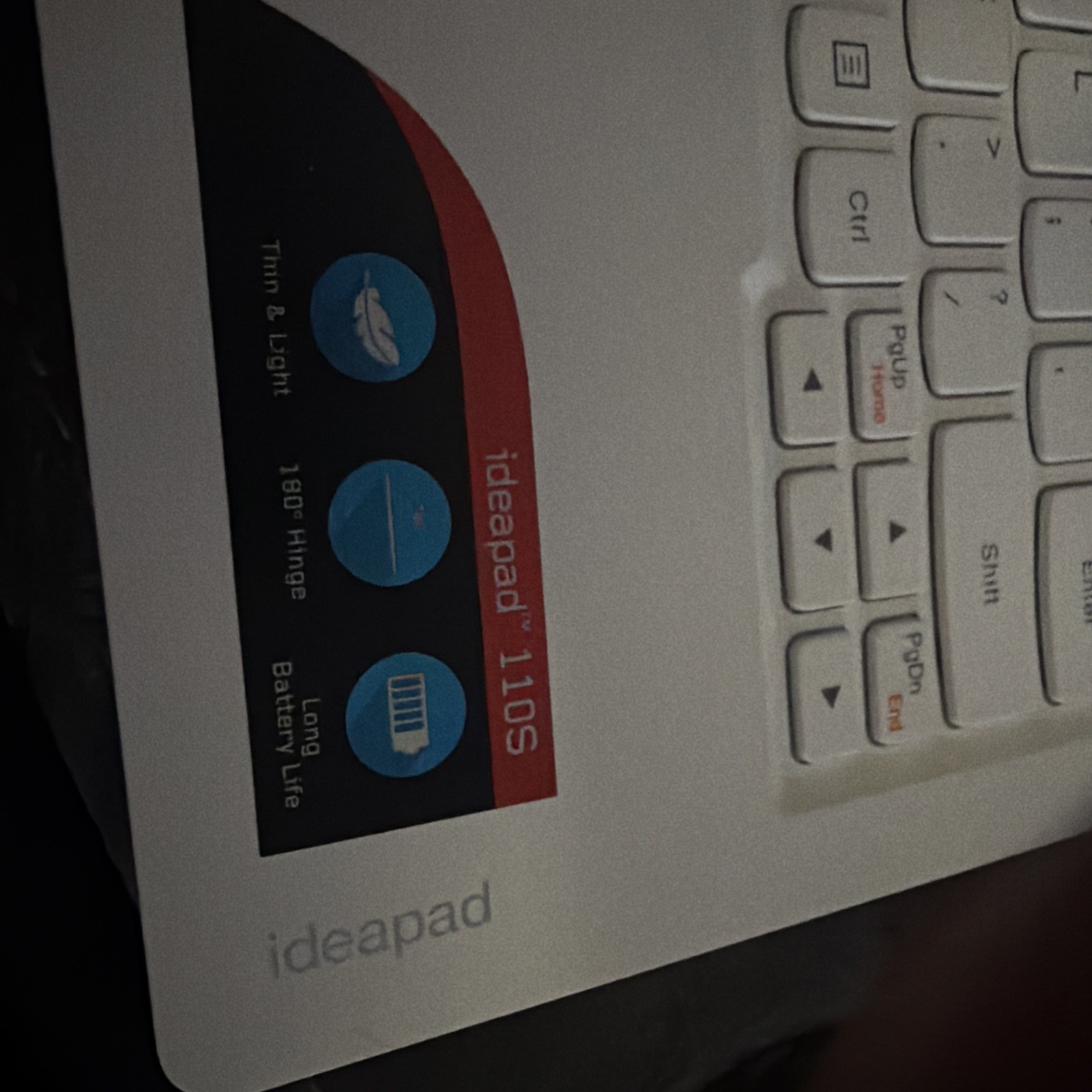 Lenovo IdeaPad 110S 11.6″ White Laptop Celeron Tested Works Great Sold As Is