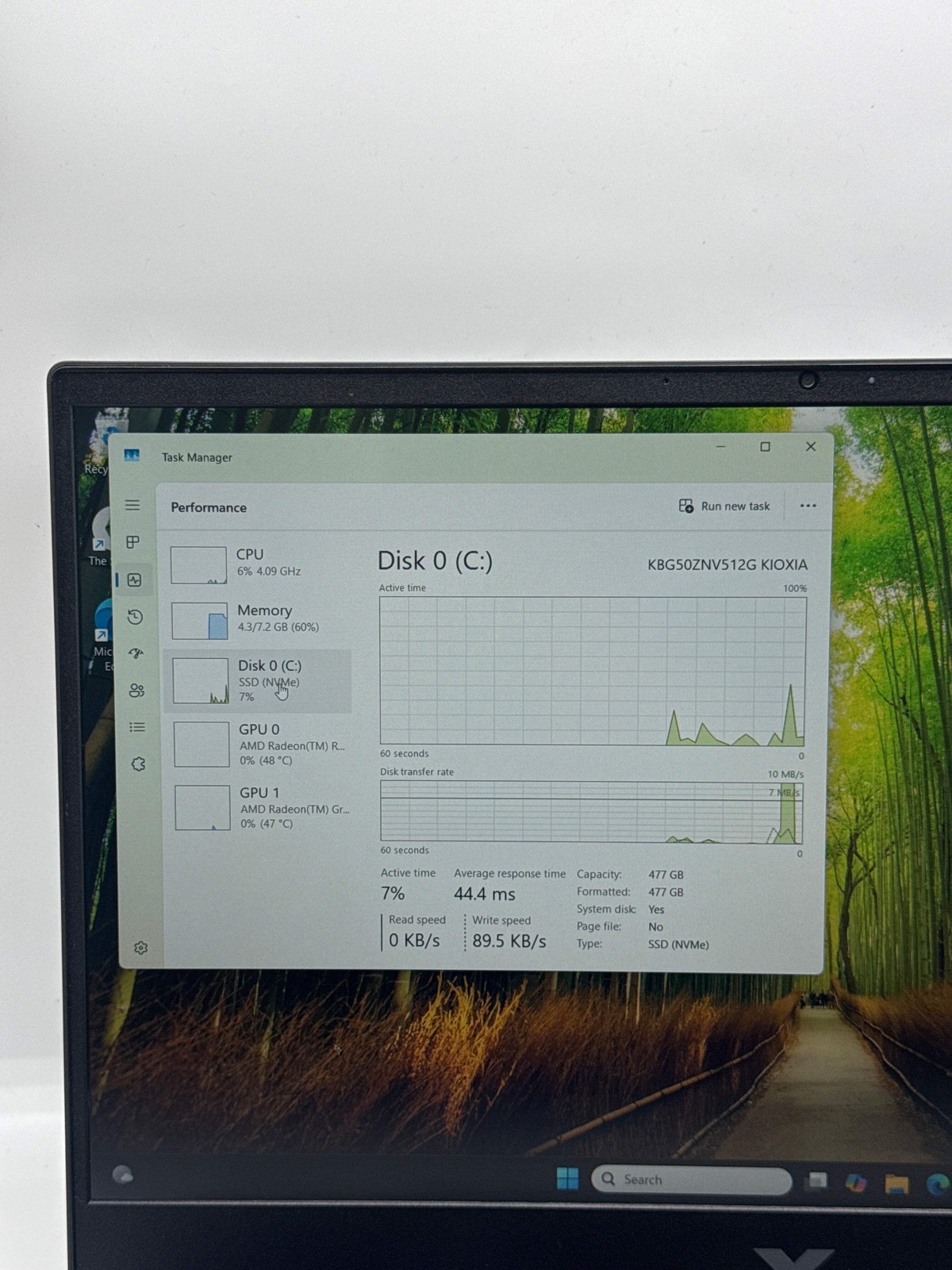 HP Victus 15-fb2063dx 15.6″ Ryzen 5 7535HS 8GB RAM 512GB SSD RX 6550M Blue Used