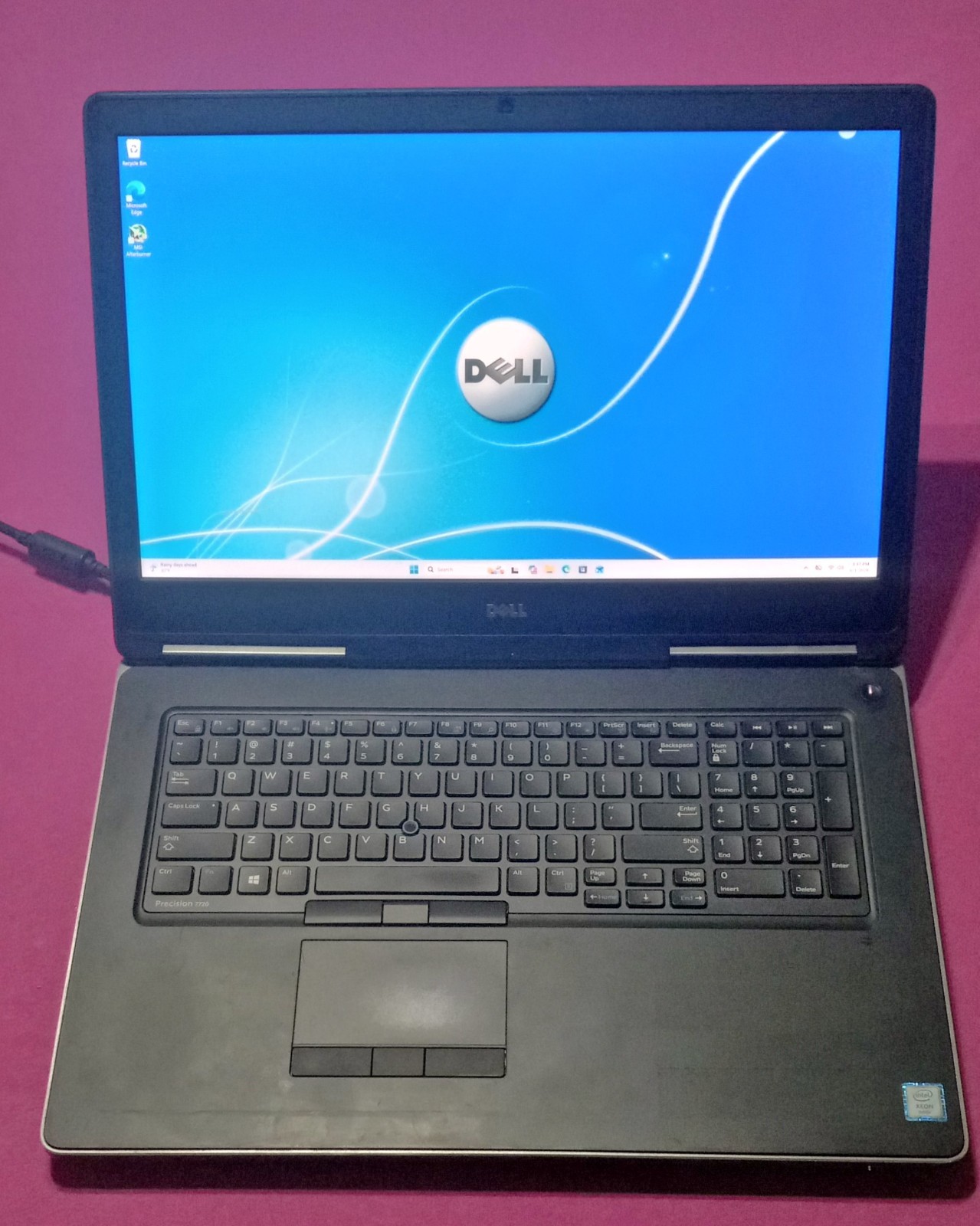 Dell Precision laptop 7720 E3-1505M 3.0-4.0Ghz 12GB 256GB NVIDIA P3200 AX200 UHD