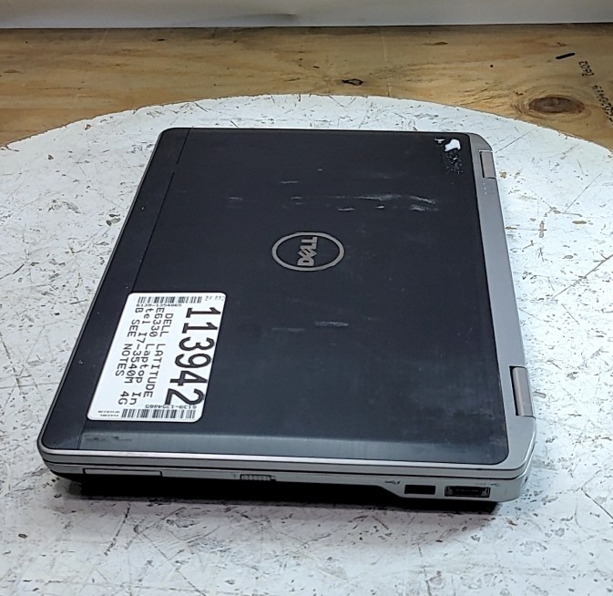 DELL LATITUDE E6330 Laptop Intel I7-3540M 4GB SEE NOTES