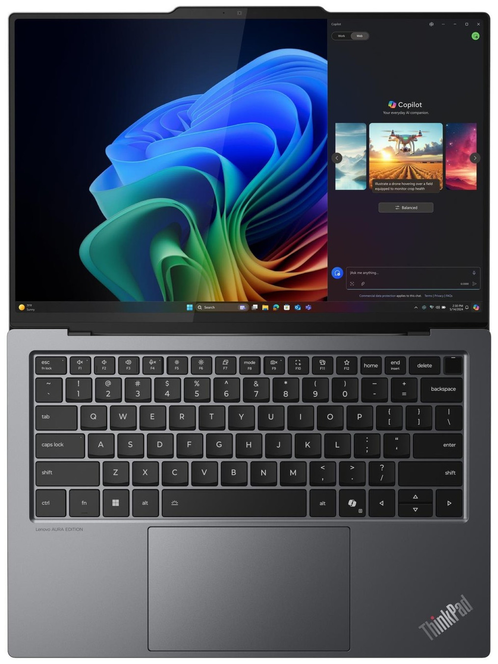 Lenovo ThinkPad X9-14 Gen 1 Aura 14″ 2.8K OLED Touch Ultra 7 268V 32GB 1TB FPR