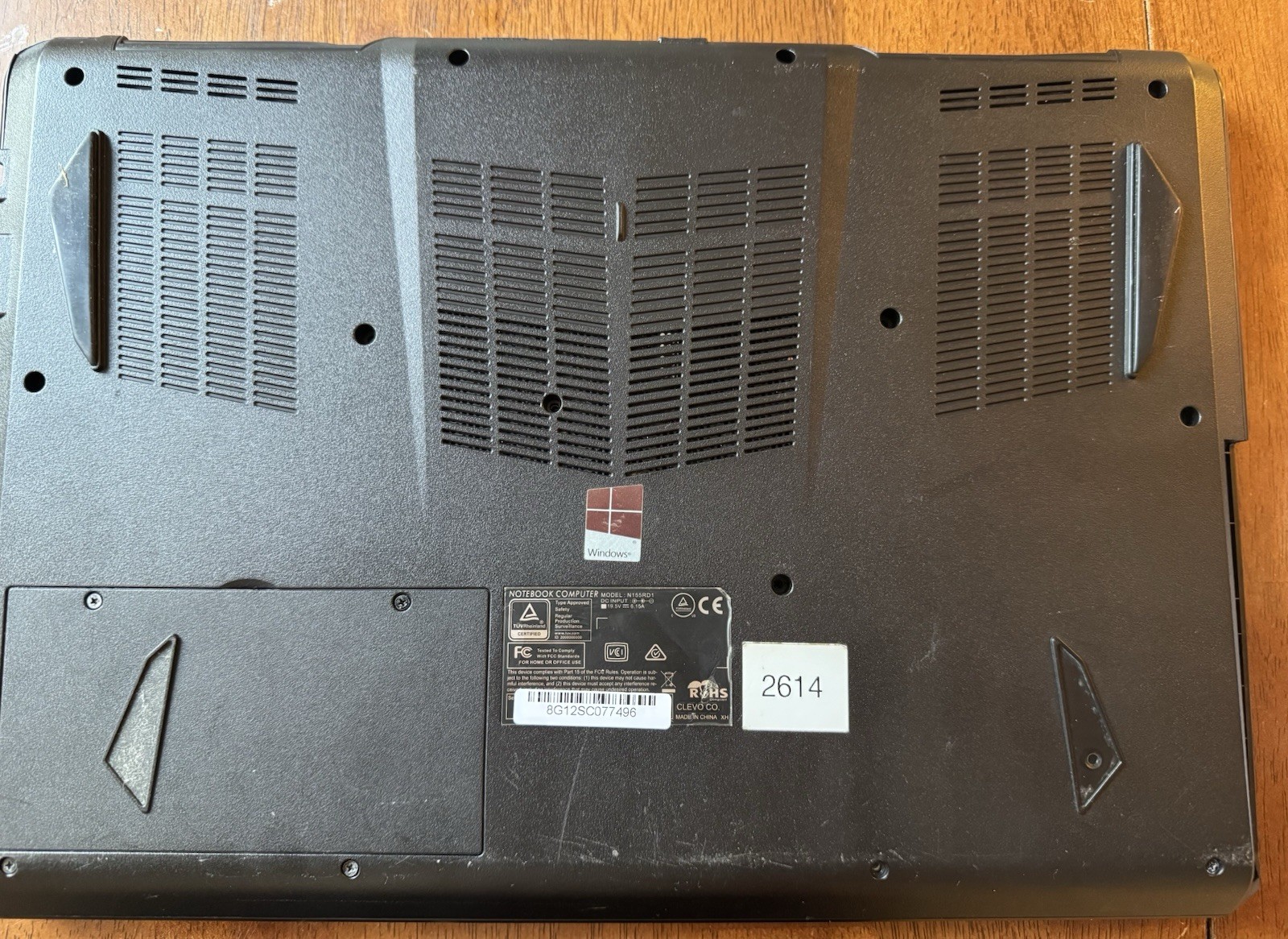 Sager Clevo N155RD1 Intel Core i7 – 6700HQ CPU with 1TB 7200RPM Windows 10 Pro