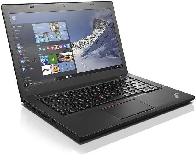 Lenovo ThinkPad T460 14 in 8GB RAM 480GB SSD Win10 Pro. Core i5