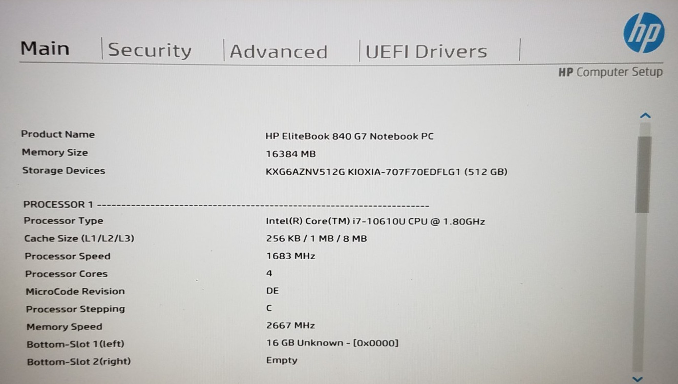 HP EliteBook 840 G7, 14″ Touch, i7-10610U@1.8GHz, 16GB RAM, 512GB NVMe, Lot of 3