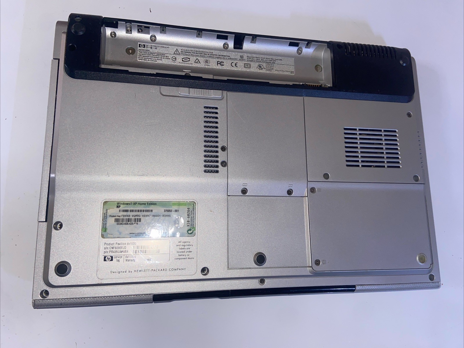 HP Pavilion DV1000 Laptop 💻🛠️ Intel Centrino – For Parts/Repair