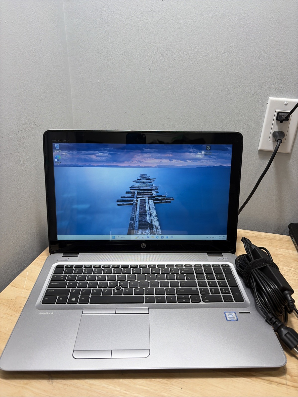 HP Elitebook 850 G4 Core i7-7500U 2.7GHZ 8GB, 256GB SSD, WCam, Touch, W11 Cord