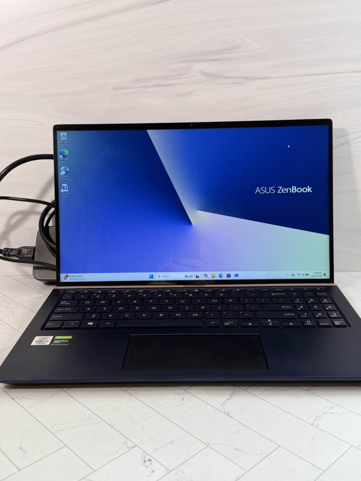 ASUS ZenBook 15 UX534FTC Intel i7 16GB RAM 1TB SSD NVIDIA GeForce GTX 1650 #H423