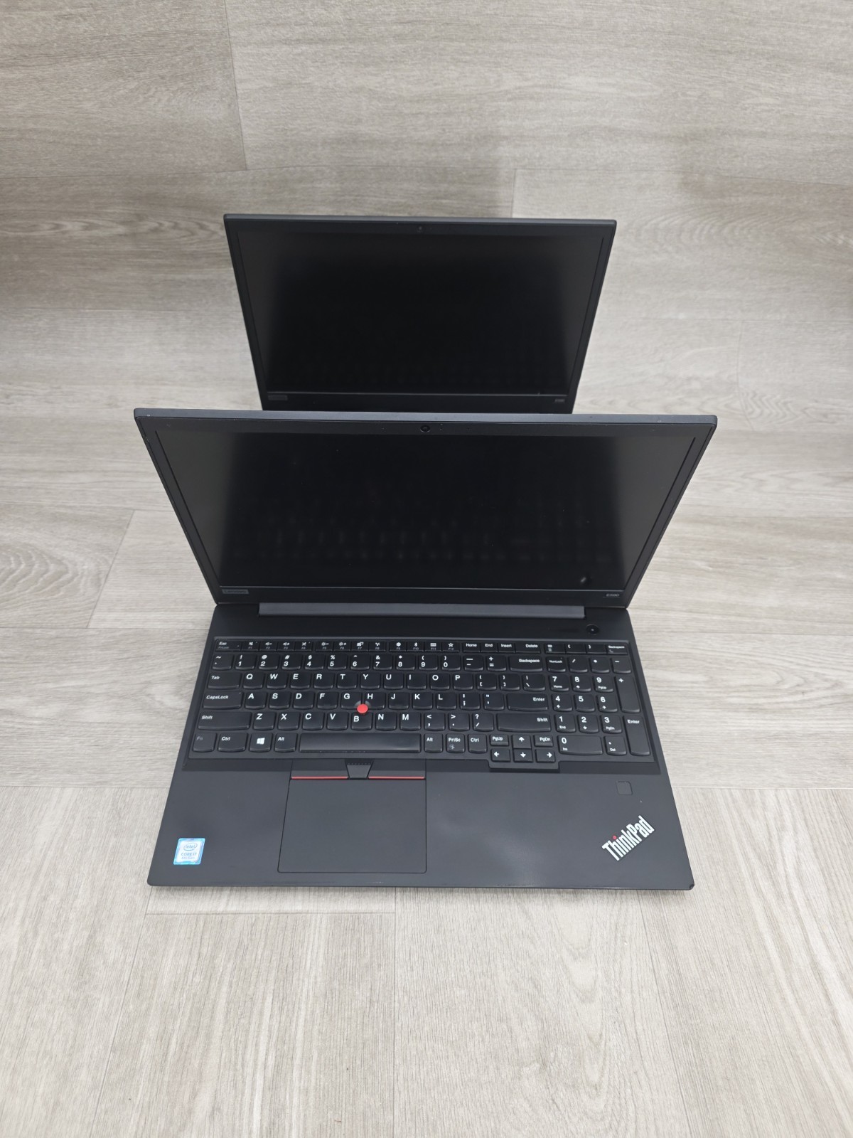 Lot of 2 Lenovo ThinkPad E590 i5 Laptops No Display Powers On No Charger AS-IS