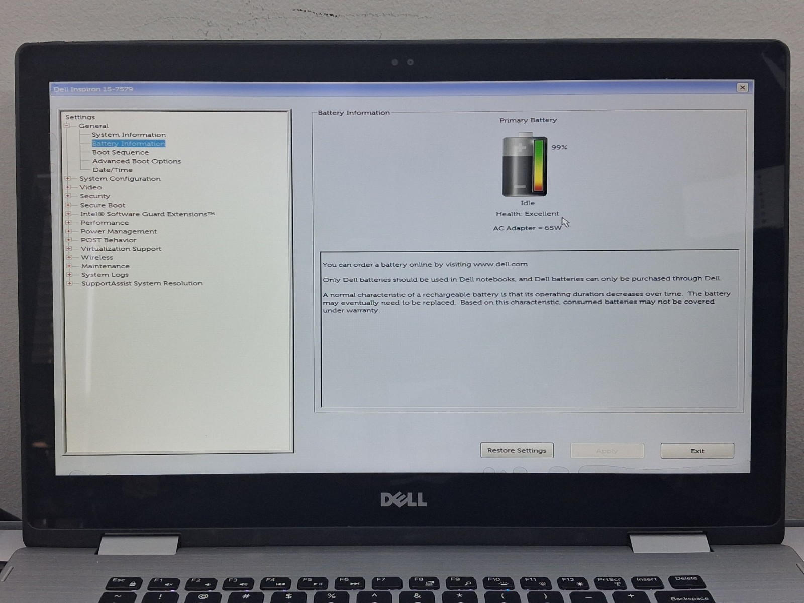 Dell Inspiron 7579 15.6″ FHD 2-in-1 i7-7500U 2.7GHz 8GB RAM 512GB M.2 W11H READ