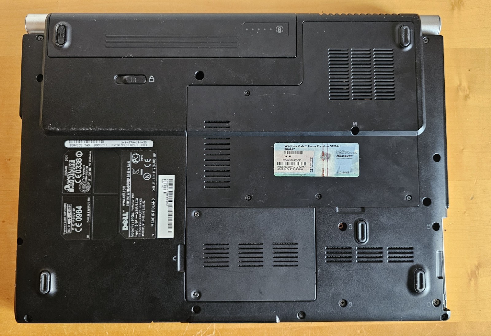 Dell XPS M1530 Windows XP 15.4″ Retrogaming N64 PS1 SNES SEGA Notebook PC