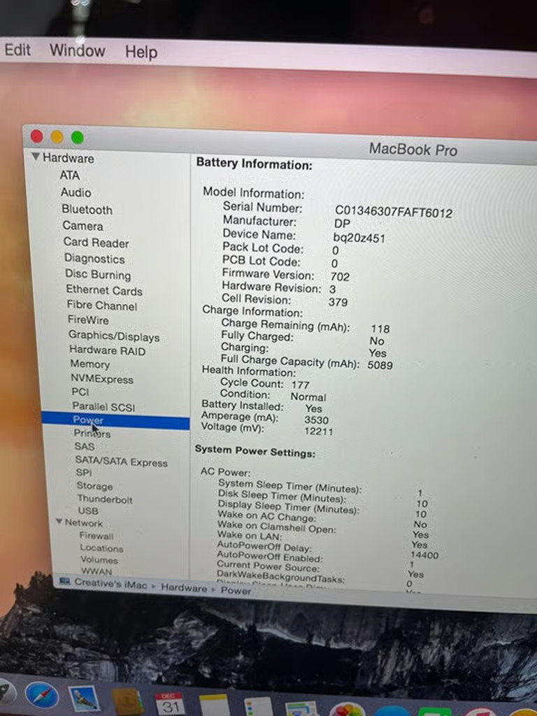 Apple MacBook Pro A1502 | Intel Core i5 | 4GB RAM | Cracked Screen | Boots to OS