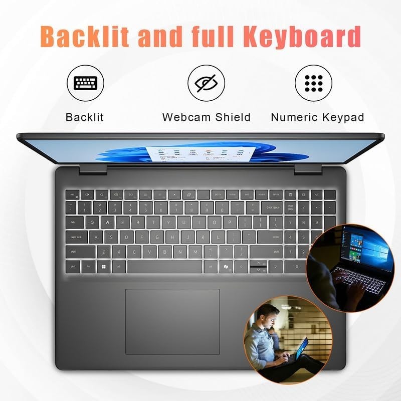 Dell Inspiron 16″ Touchscreen Business Laptop, Intel Core 7 150U, 32 GB, 2TB SSD