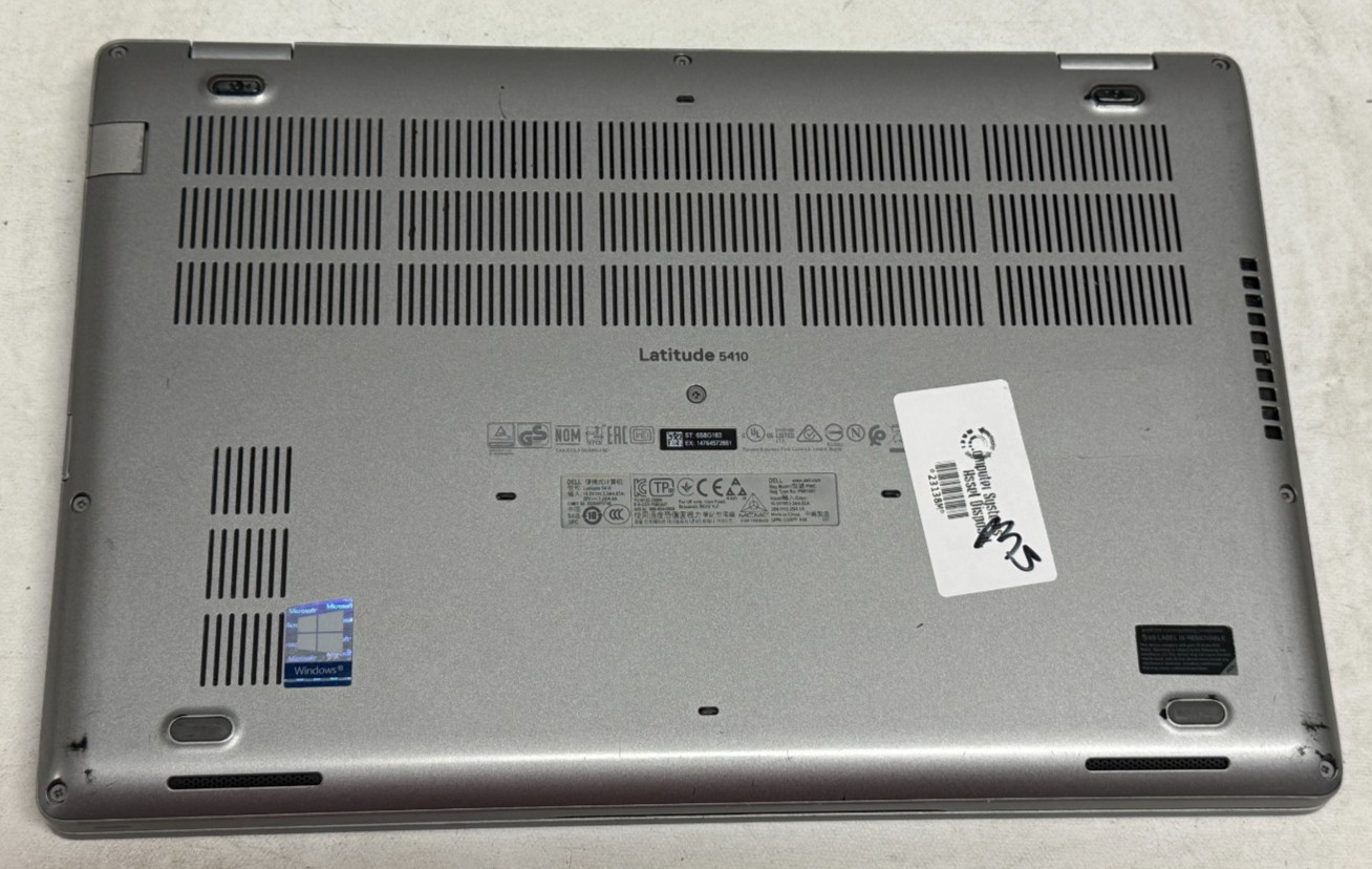 Dell Latitude 5410 14″ (i5-10210u 1.60GHz – 16GB RAM – 256GB SSD – Win11Home)