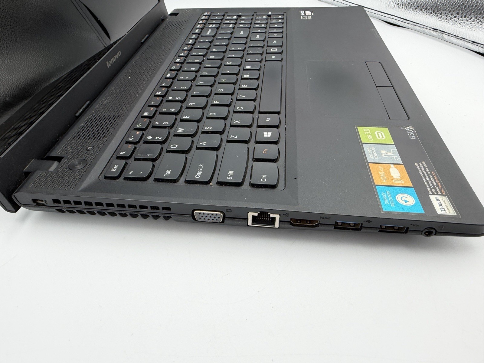 Lenovo G505 Laptop AMD E1 15.6in Black For Parts Repair Untested No Charger ASIS