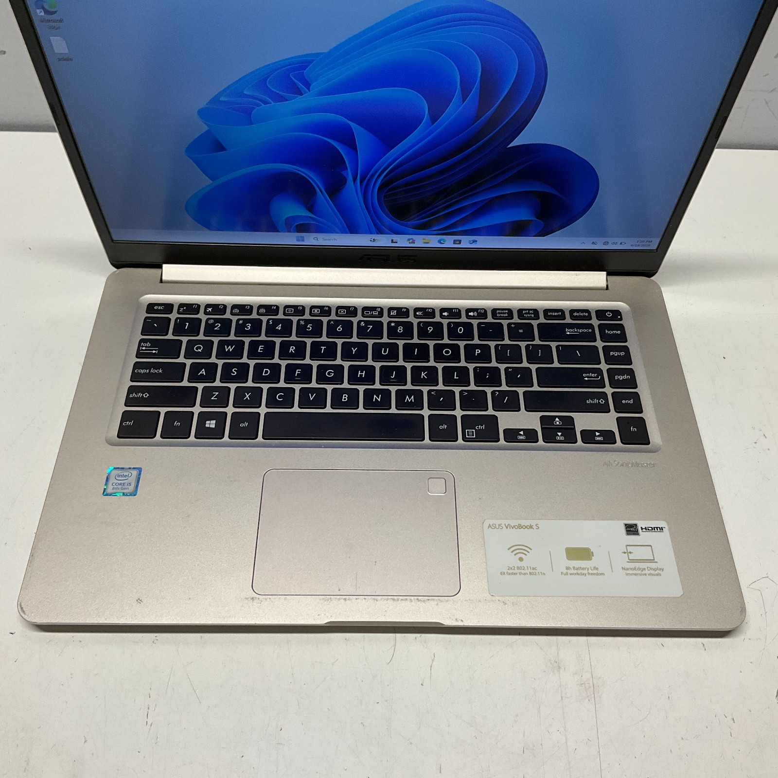 ASUS VIVOBOOK X510UAR | Intel I5-8250U | 256GB SSD 8GB Windows 11 Pro Laptop