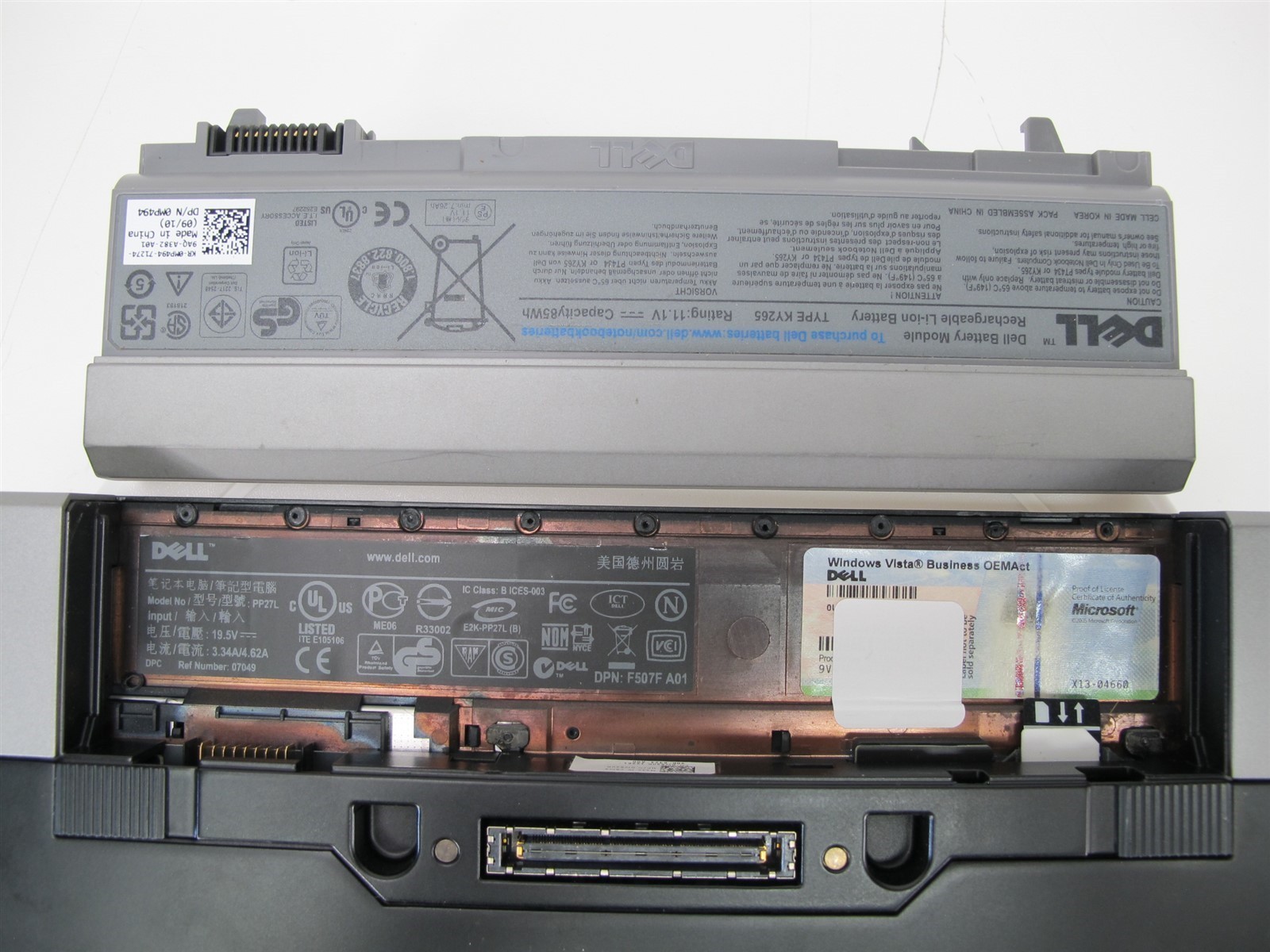 Dell Latitude E6400 Laptop Core 2 Duo P8600 2.4GHz 4GB RAM No HDD No OS