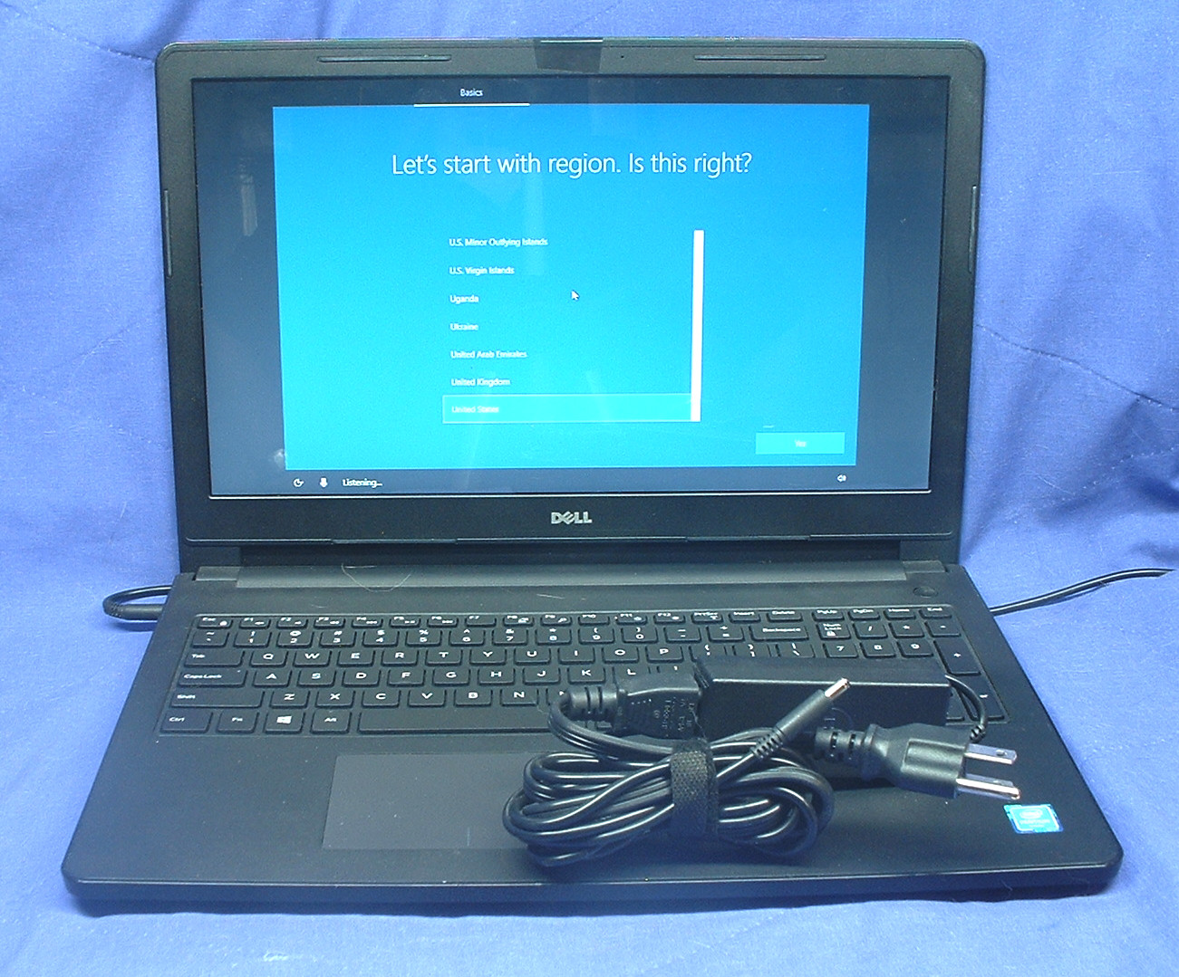 DELL INSPIRON 15 3552 PENTIUM N3710 1.60mhz 8mb 1TB HDD DVDRW WIN10 PowerSupply