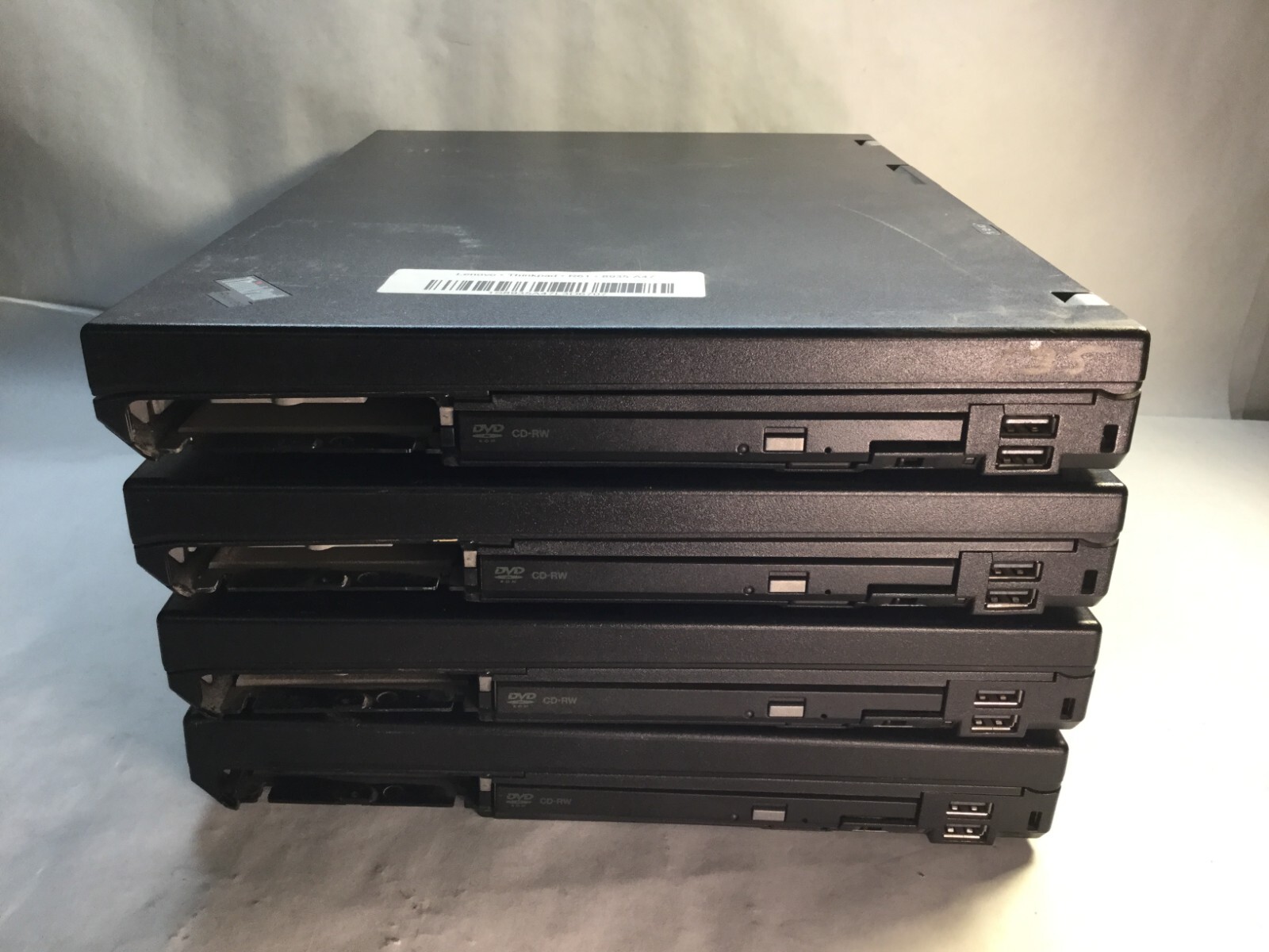 LOT OF 4 Lenovo ThinkPad R61 15″ Laptop Intel Celeron -BOOT/ 2 BIOS LOCKED -MZ