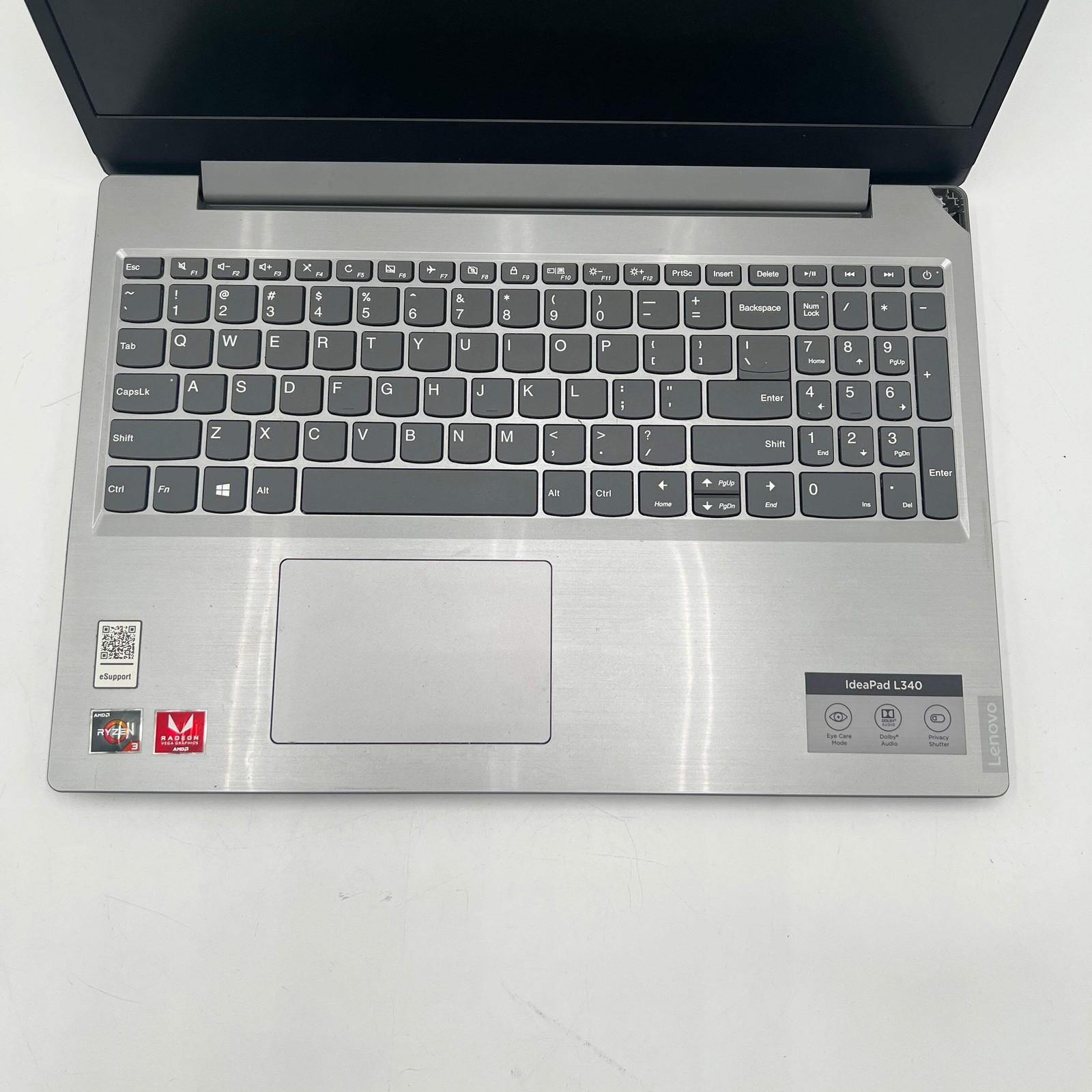Lenovo IdeaPad L340 15-inch AMD Ryzen 3 8GB 1TB Silver Parts or Repair **READ**