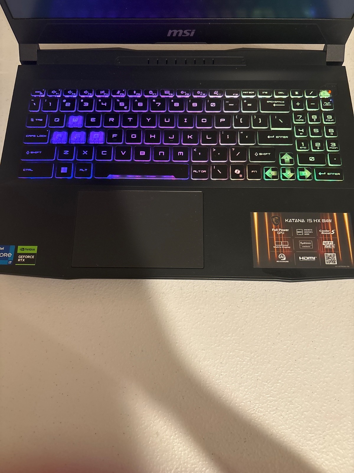 NVIDIA GeForce RTX 5050 Gaming Laptop: MSI gaming laptop( dm to know all parts)