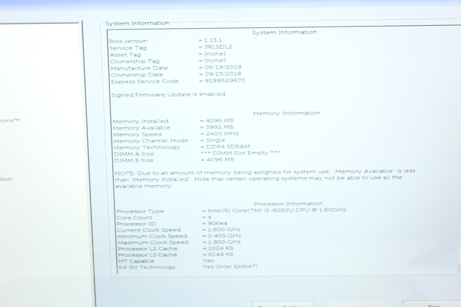 Dell Inspiron 7573 2-in-1 | No Battery or SSD, i5-8250U, 1080p Touch -AS IS READ