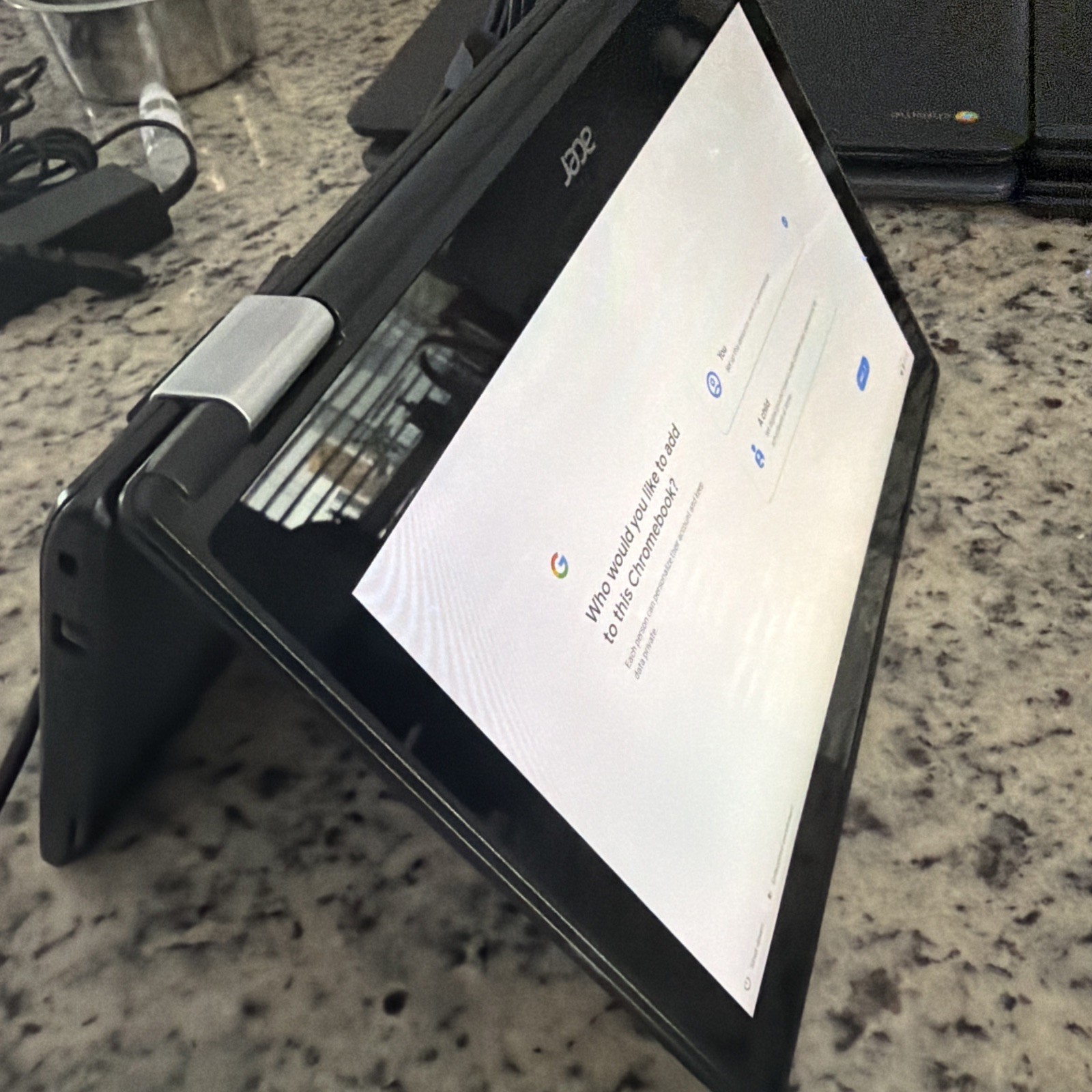 Acer Chromebook 2 In 1 Laptop- Tablet. Touchscreen. Latest Upgrades C738T