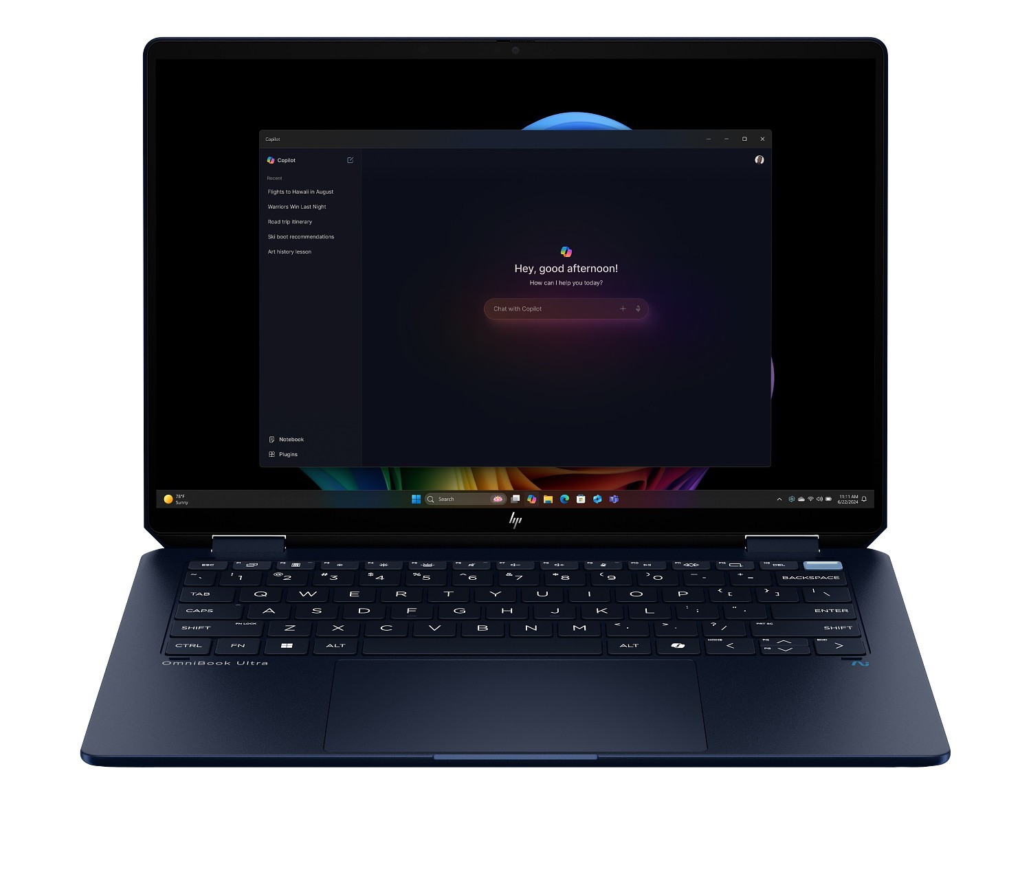 HP OmniBook Ultra Flip 14T-FH000 Blue Laptop PC 14″ OLED U5 16GB 512G SSD BL Key