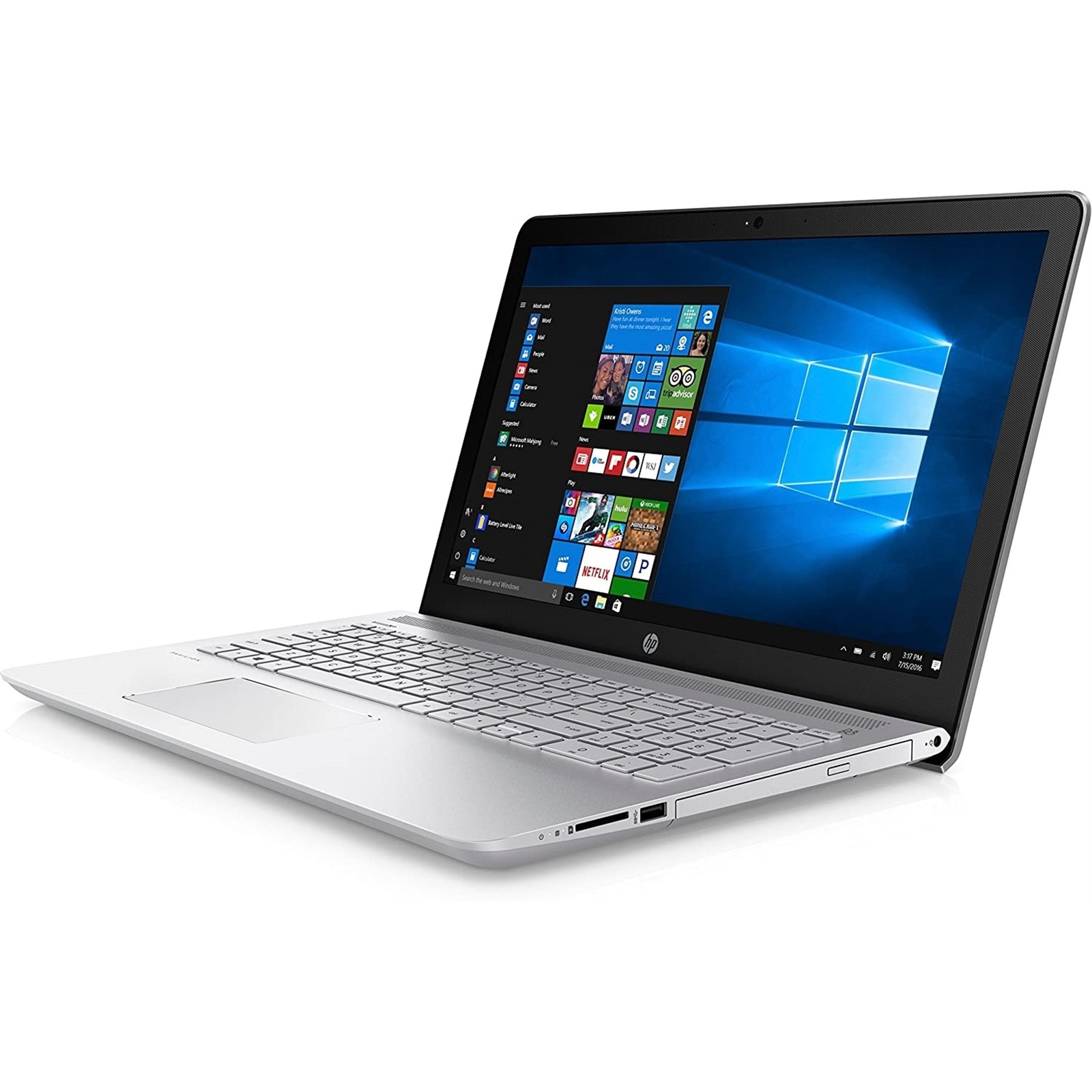 HP Pavilion 15-CC123CL 15.6″ Touch 12GB 256GB SSD WIN11P, Natural Silver