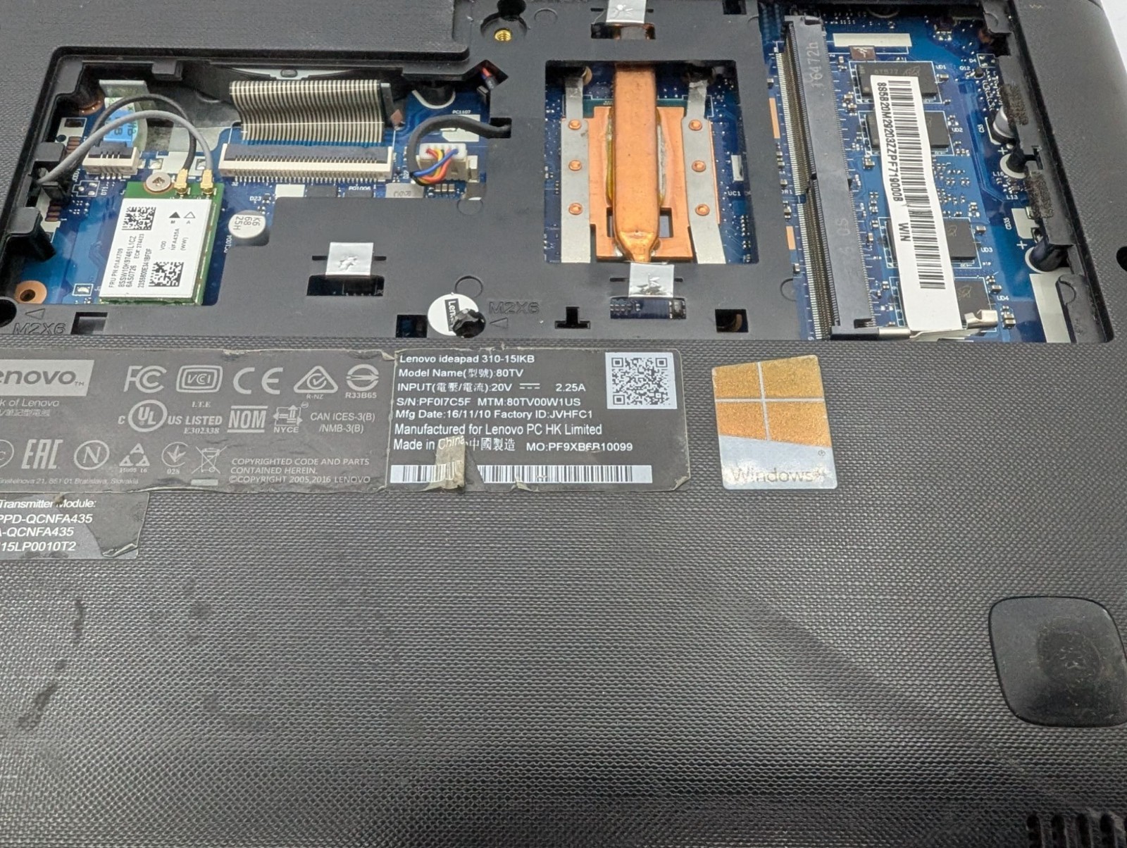 Lenovo IdeaPad 310-15IKB 15.6″ Display Intel Core i7-7500U 4GB RAM Black Laptop