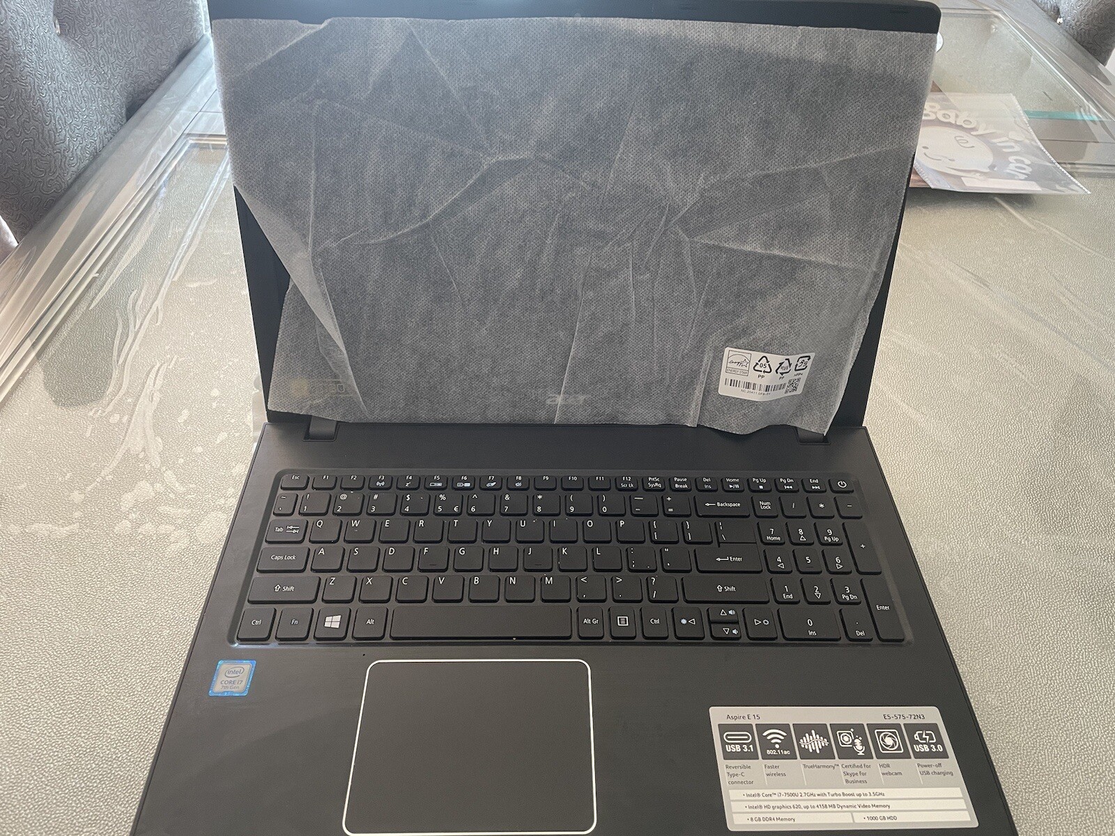 Acer Aspire E15 High Performance 15.6” FHD Laptop Computer, Intel Core i7-7500U
