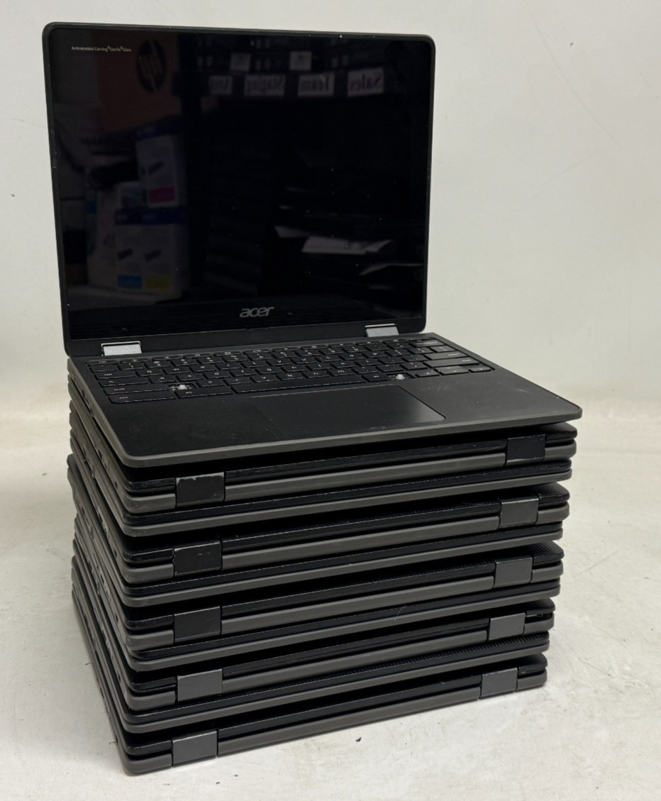 Acer Chromebook R851TN-C3ET 12″ (N4120 – 4GB RAM – 32GB – PARTS) – Lot of 10