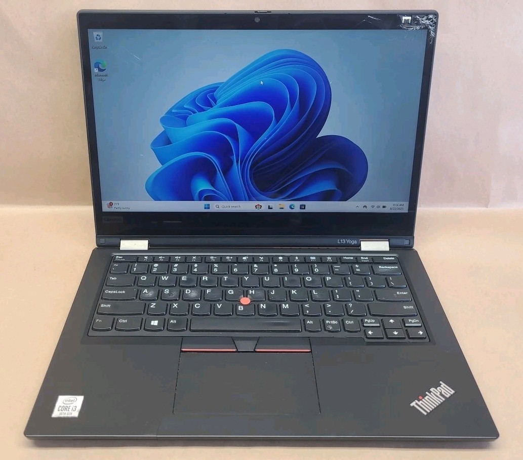 Lenovo ThinkPad L13 Yoga, Intel Core i3-10110U, 4GB RAM, 128GB SSD, W11P *READ*