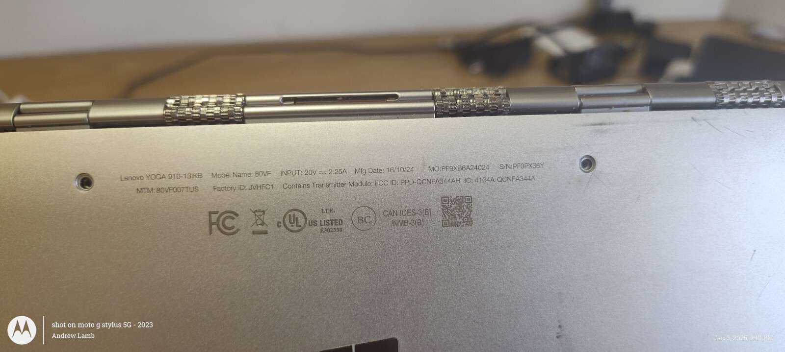 ✨ Lenovo Yoga 910-13IKB – Perfect Condition, 16GB RAM, 512GB SSD ✨