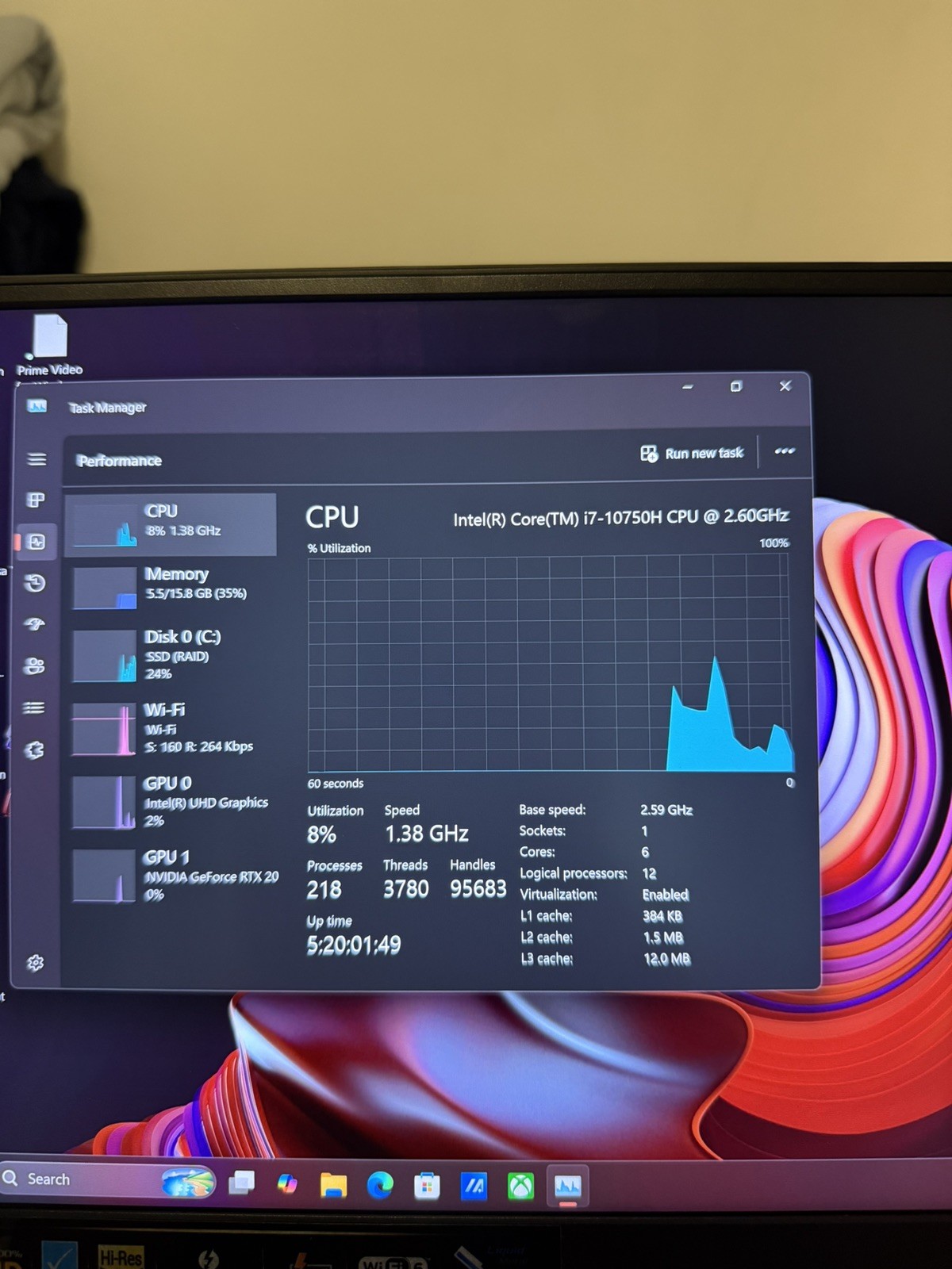 ASUS – ROG Zephyrus M15 15.6″ 4k Ultra HD Gaming Laptop GU502LV-BI7N8 – RTX 1TB