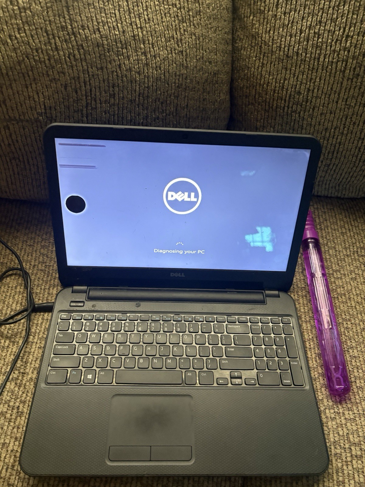 Dell Inspiron 15.6″ Black Laptop Windows Intel Webcam Num Keypad Charger
