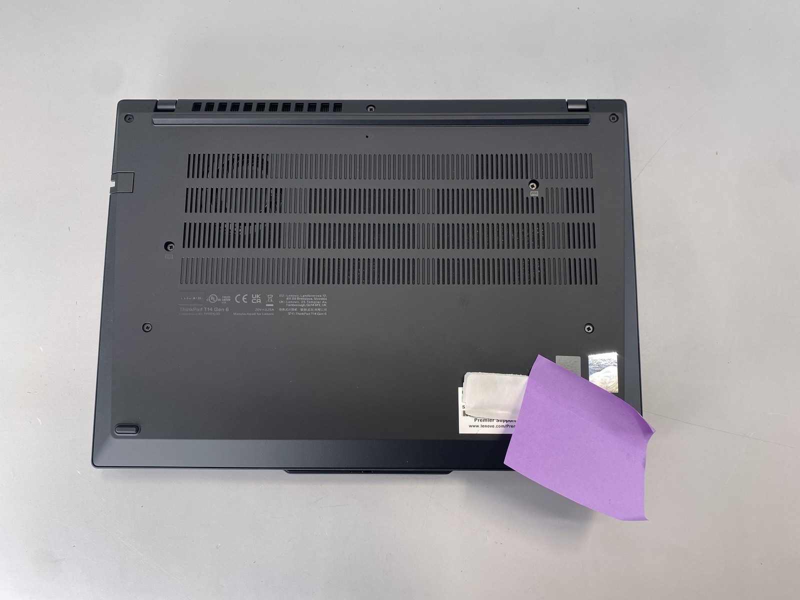 Lenovo Laptop ThinkPad T14 Gen 6 14″ Intel Core 5 235U 256GB- Black