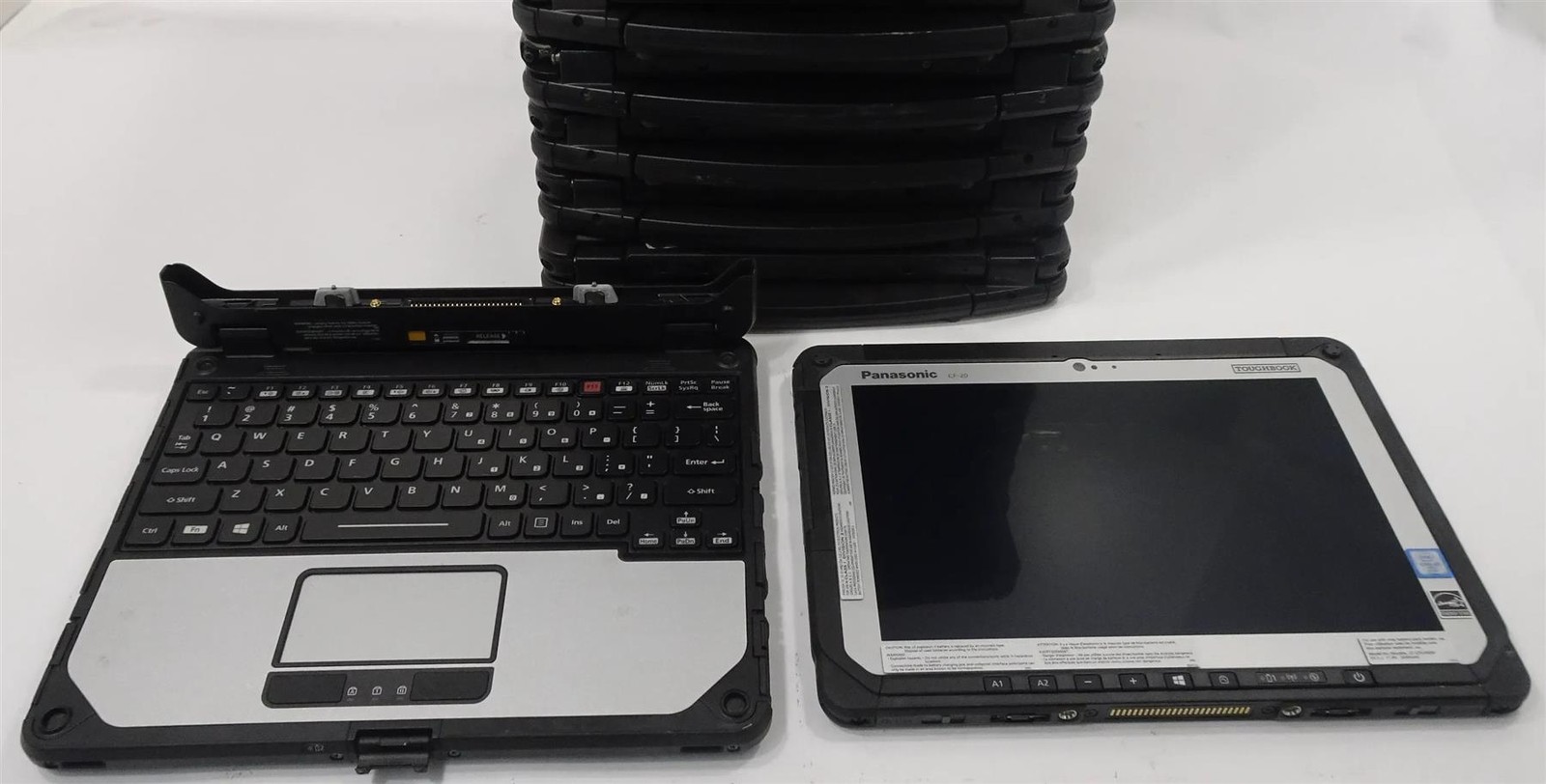 Lot 10 Panasonic ToughBook CF-20 Core i5-7Y57 1.20GHz 8GB – No HD