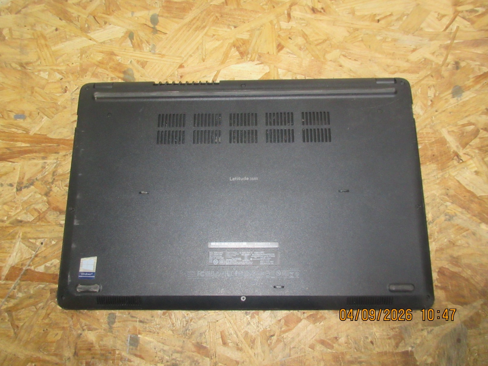 Dell Latitude 3580 15.6″ HD i3-6006U @ 2.0GHz 4GB RAM 128GB SSD W11P.