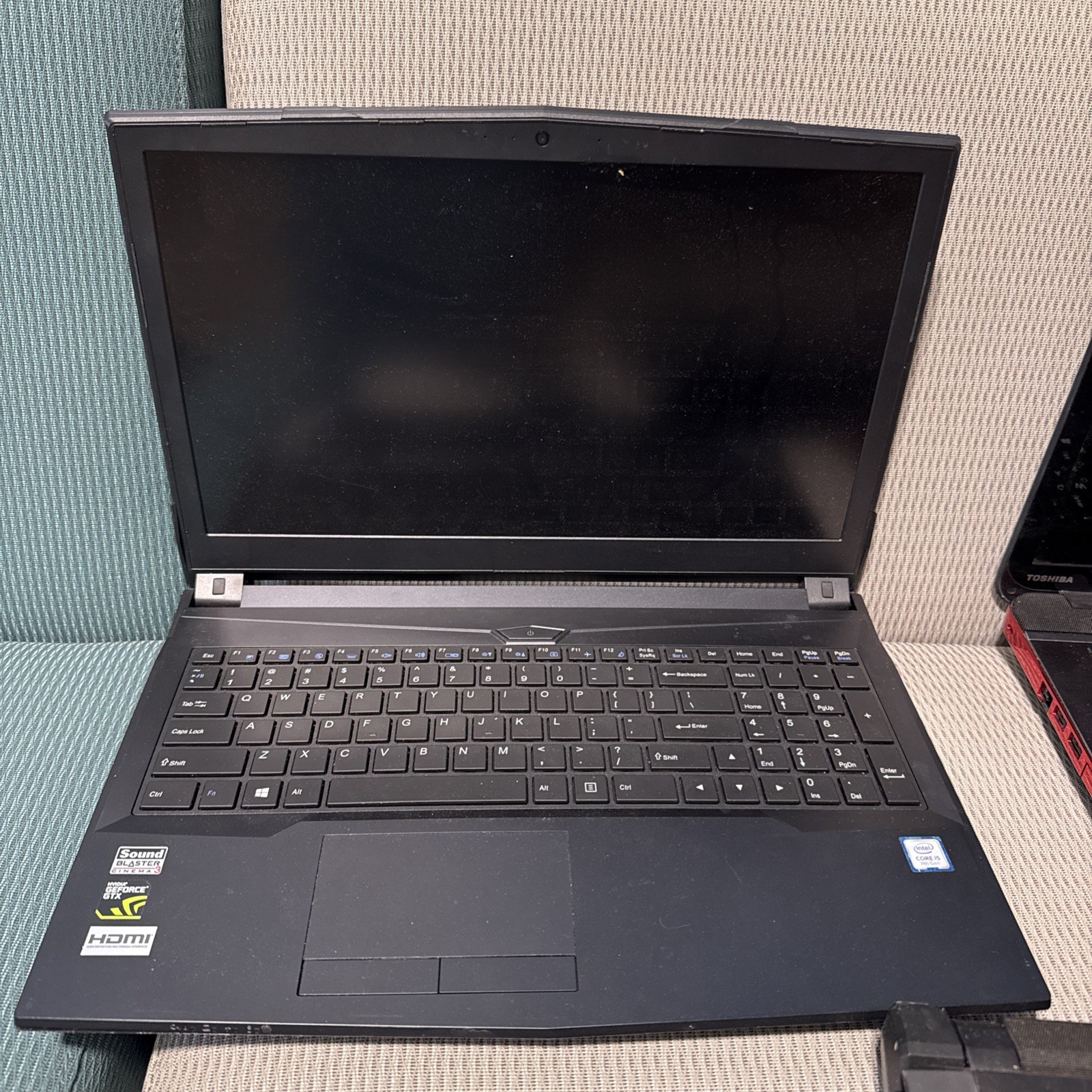 Lot of (4) Sager Clevo Qosmio Gaming Laptops Intel Core i7- NVIDIA GeForce GTX